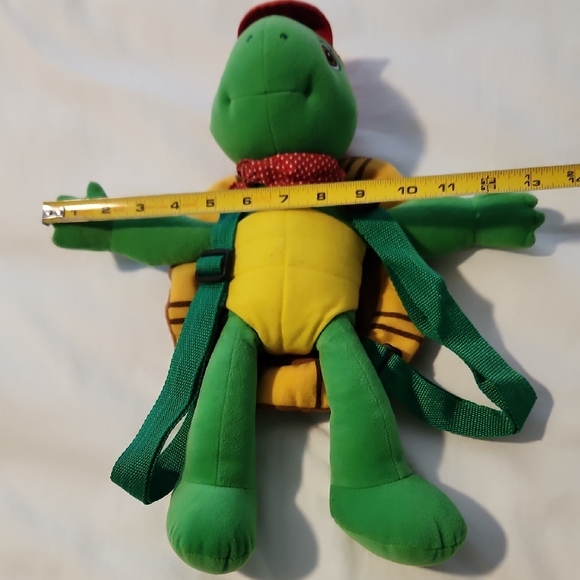 Green Turtle Plush Backpack for Reptile Lovers - Picture 8 of 8